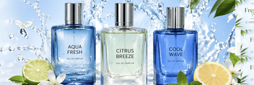 WP BANNER IMAGE FOR FRESH AND COOL FRAGRANCES
