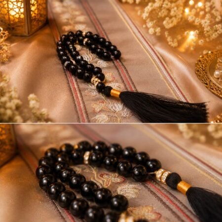 second preayer bead of black marble