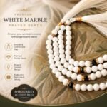 product image of white marbe