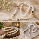 white marbel prayer beads